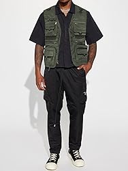 HAWILAND Cargo Vest Men Lightweight Outdoor Travel