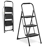 Double Elite Step Ladder 3 Step Folding with