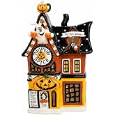 Blue Sky Clayworks Pumpkin Spice Latte Candle House, 6.25" Length x 6.25" Width