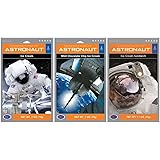Astronaut Foods Freeze-Dried Ready To Eat Space Food Ice Cream 3 Flavor Variety Bundle: (1) Astronaut Neopolitan Ice Cream, (1) Astronaut Mint Chocolate Chip Ice Cream, and (1) Astronaut Ice Cream Sandwich, 1.1-7 Oz. Ea. (3 Pouches Total)