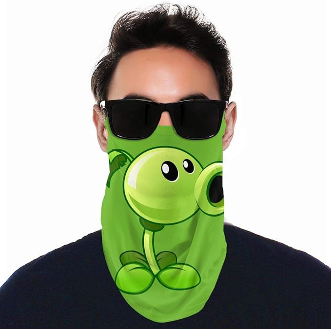 Plants Vs Zombies Peashooter Headband Bandanas Magic Headwrap Seamless