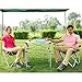 KingCamp Folding Camp Quad Chair Aluminum Frame Padded Oversized Light Weight Heavy Duty Portable Stable Camping Picnic Backpacking Outdoor Home Carry Bag