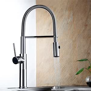 Ganjue Extraiga El Grifo De La Cocina De Un Solo Orificio 360 Grados De