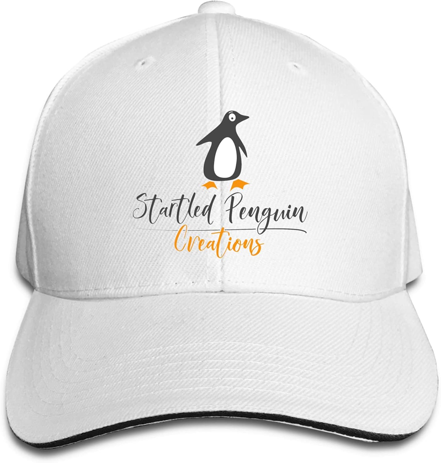 Adjustable Penguin Unisex Baseball Caps Adjustable Peaked Sandwich Hats