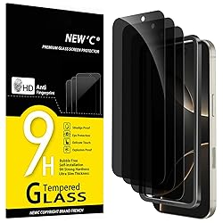 NEW'C 3 Pack Privacy Screen Protector for iPhone 16