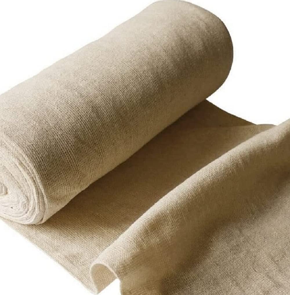 100% Cotton Stockinette Roll 400g Ideal Cleaning and Car Polishing Cloth (Cream, 1)