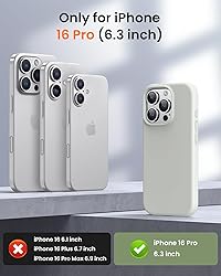OuXul Designed for iPhone 16 Pro Case 6.3"- Slim