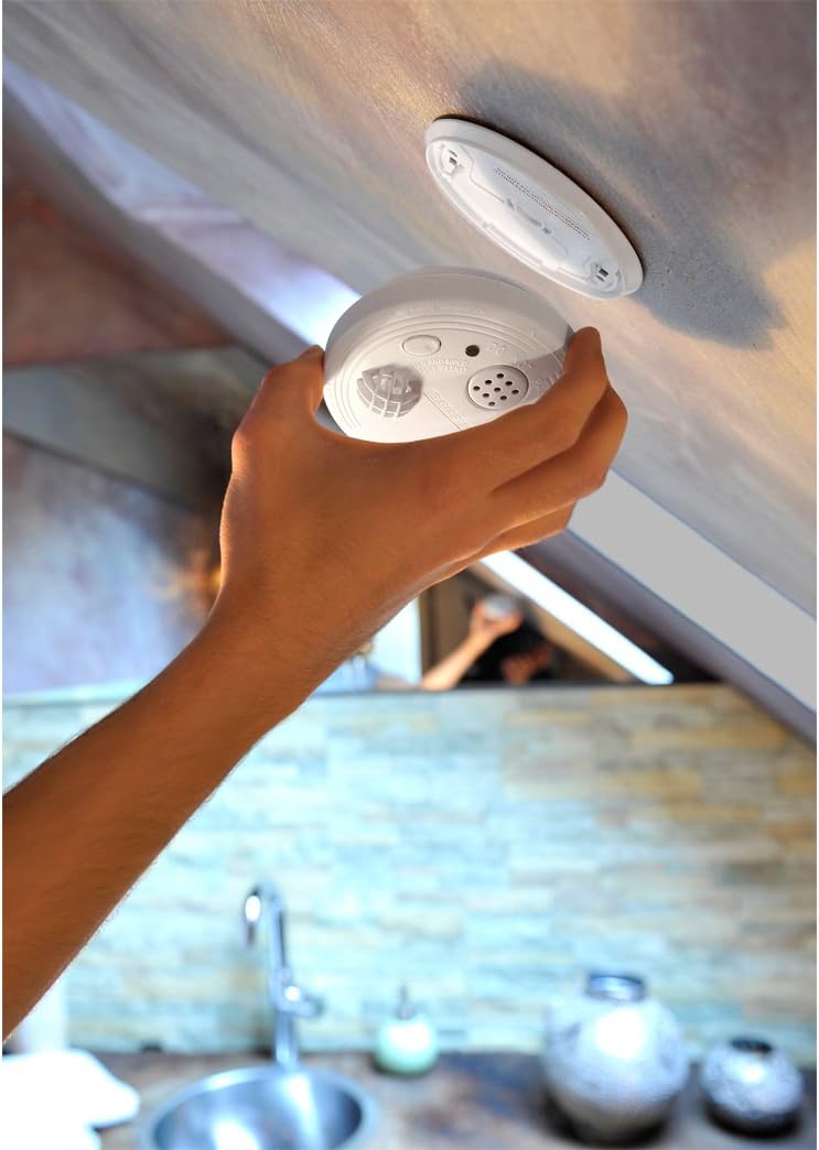Set Of 2 Heat Detector Thermal Detector Ideal For Bath Bathroom Shower Kitchen Walls Going Over Tiles And Ab 57 C 85 Db Amazon De Elektronik