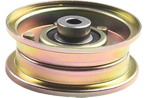 SundiooK Idler Pulley for White Outdoor Lawn Tractor Models, for Replaces 756-0981A / 756-04224/956-0981, Metal, 3 1/8 inch D