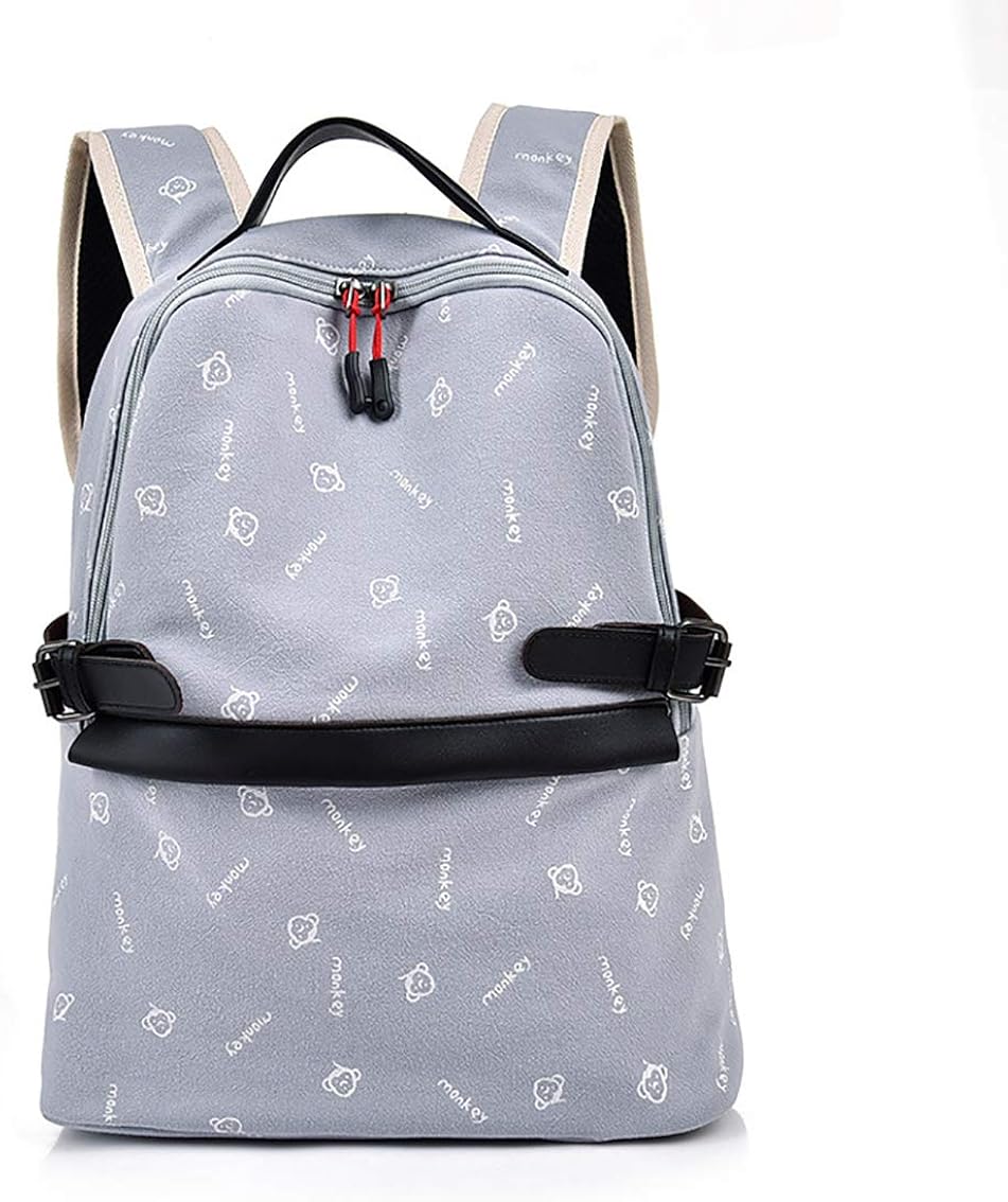 Printed fashion backpack small fresh and cute casual