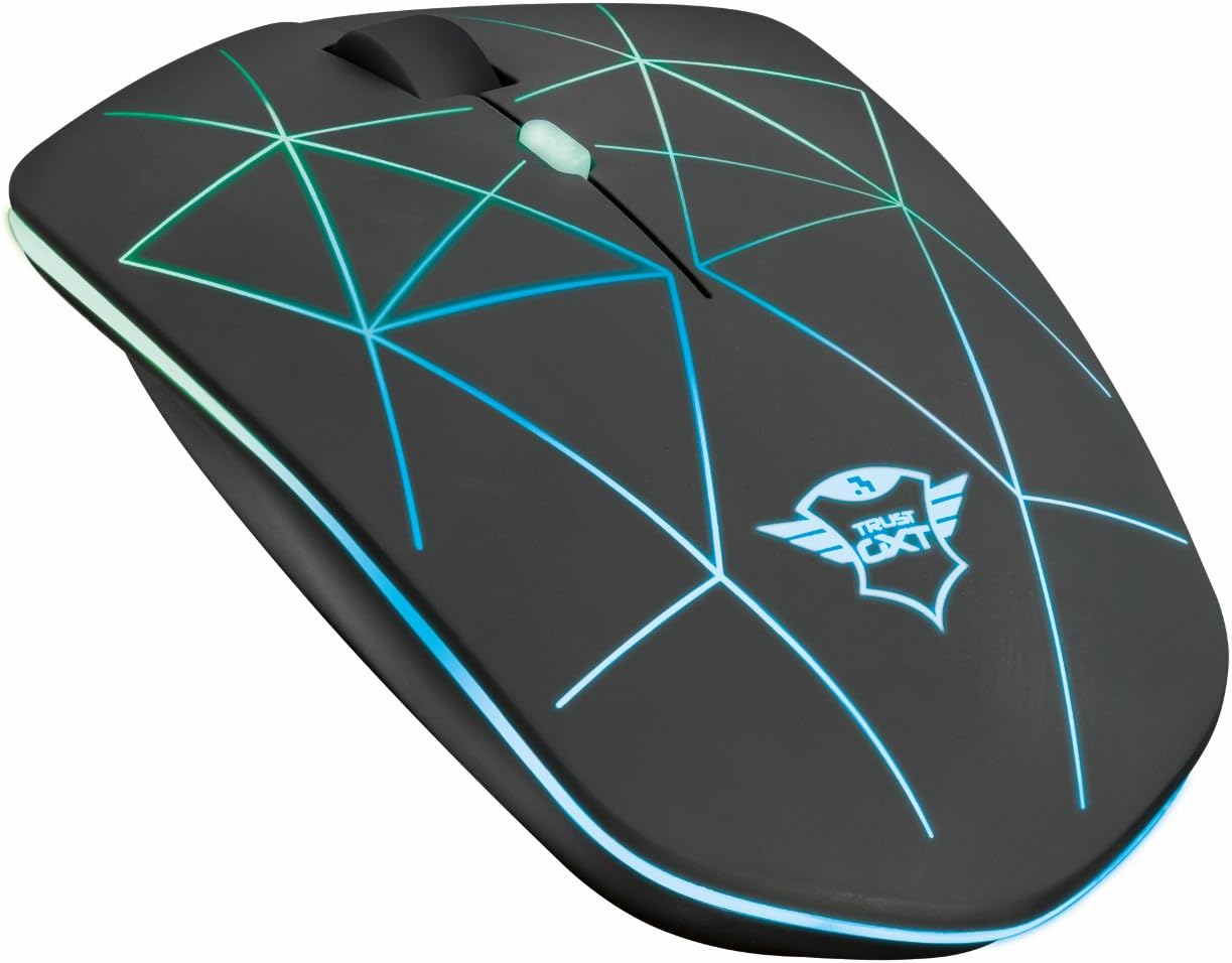 Trust Gaming GXT 117 Strike Wireless Gaming Mouse, 600-1400 DPI, Rechargeable, Black