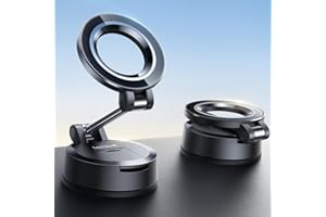 Lamicall Phone Mount for Car [70LBS Strongest Suction & Military-Grade] for Magsafe Car Mount, 360° Adjustable Suction Cup Phone Mount for Dashboard & Windshield Truck fit iPhone 17 All Smartphone