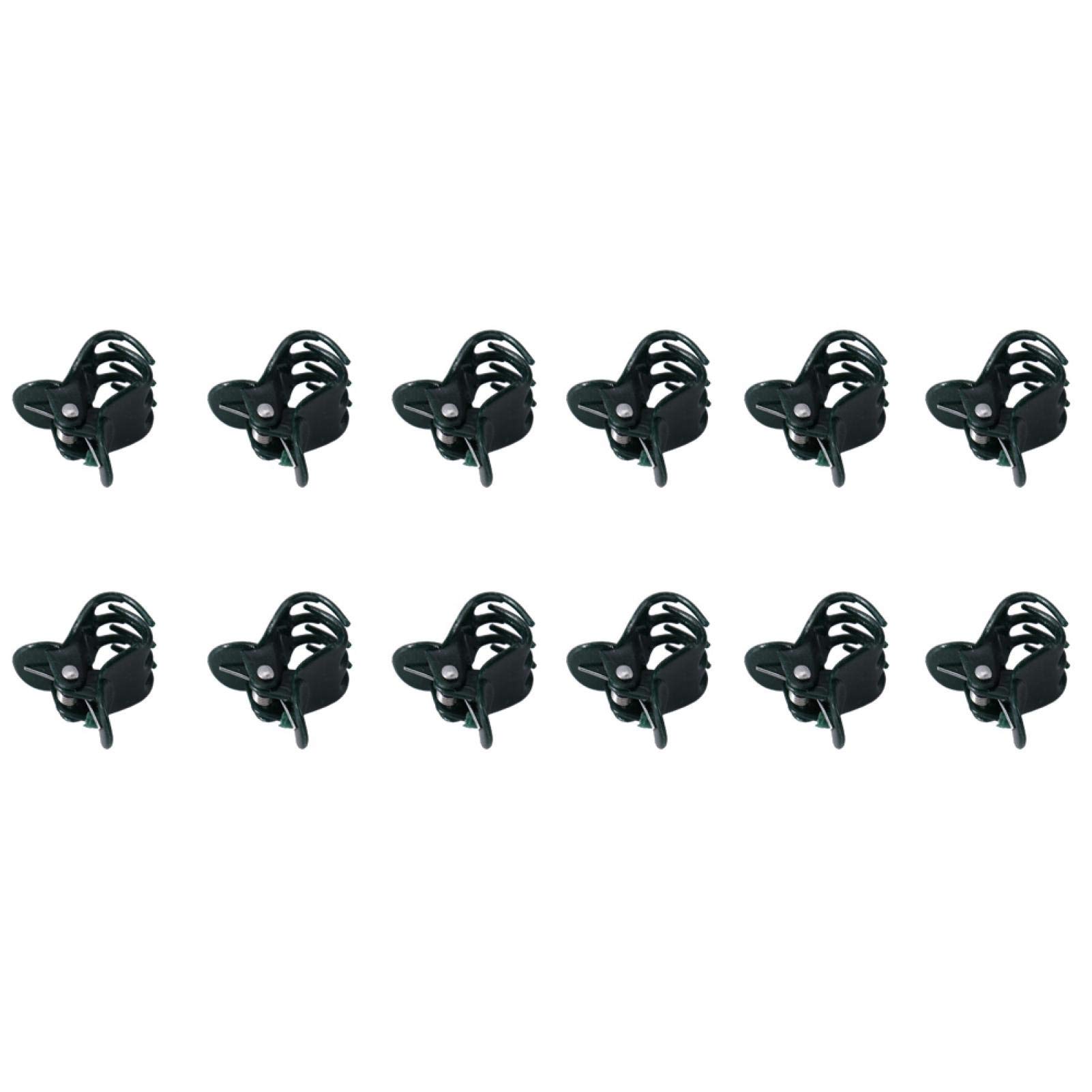 100Pcs Plant Orchid Clips, Mini Plastic Flower Orchid Stem Clips Garden Clips for Orchid Support