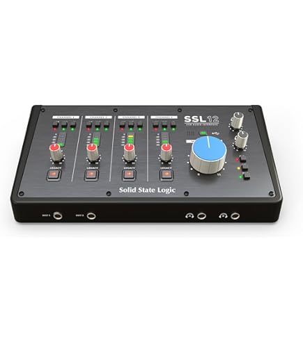Amazon.com: Solid State Logic SSL 12 12-In and 8-Out USB Audio