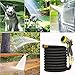 Garden Hose 50 ft - Expandable Water Hose - 8 Functions Durable Zinc Alloy Spray Nozzle For Car, Garden, Lawn, Pet Shower, Plant Watering Hose