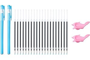 hzsshb Magic Pens & Refills for Magic Practice Copybook, Drawing Pen of Invisible Ink, Writing Training Aid Pencil Grip,Tracing Copy Book Material for Kindergarten Kids