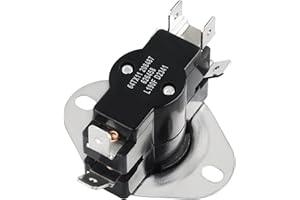 DZBQ 626458R L190F Limit Control Switch Compatible With Nordyne for Furnace and Heater With 2 Pole, Replaces Part Number 64TX11, 208487, 626458 and D2341