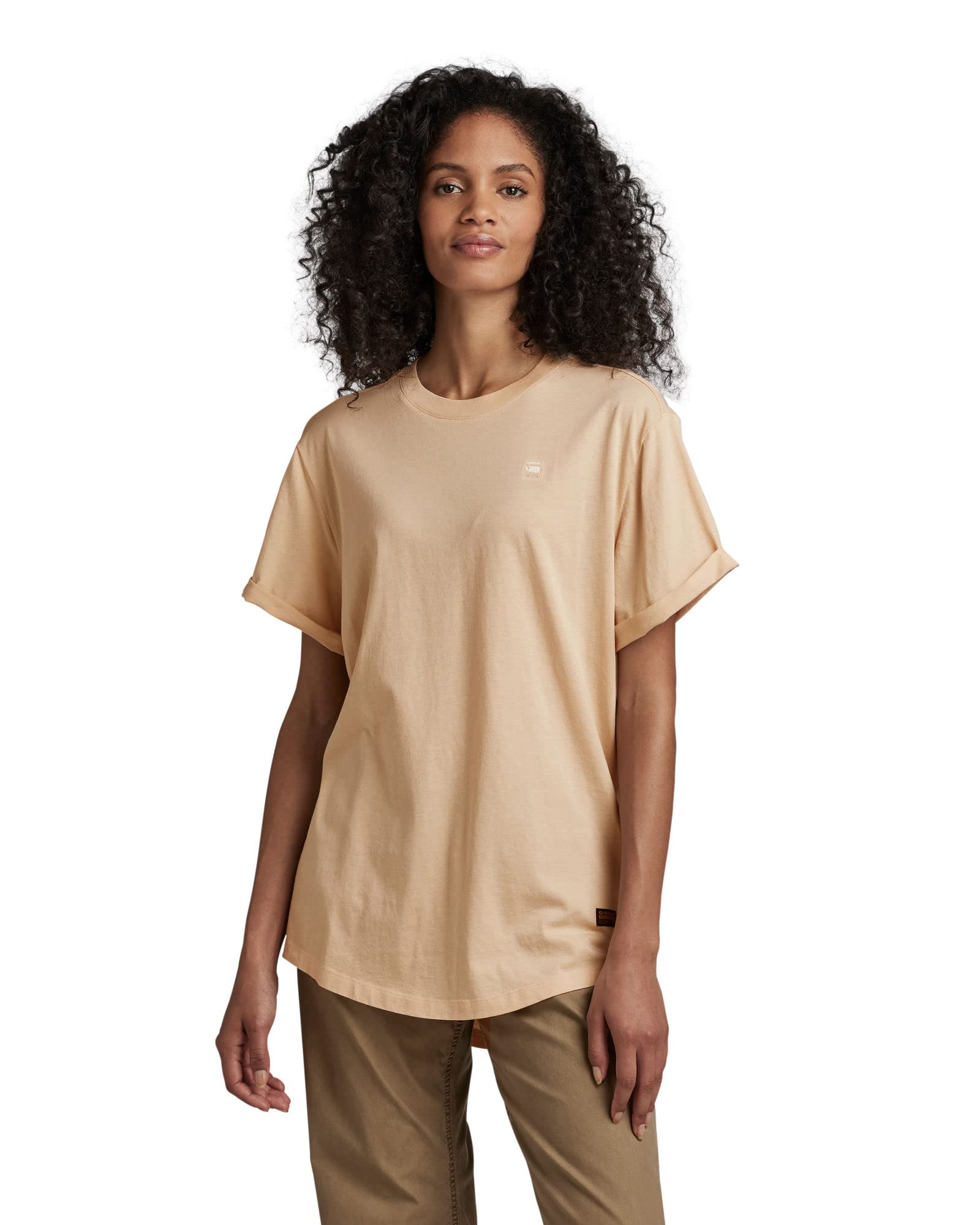 G-Star Women's Lash Fem Loose Top, Beige (ivory cream D16902-4107-D761), XS