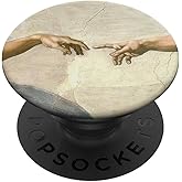 Creation of Adam Michelangelo Buonarroti Painting Art Pop PopSockets Adhesive PopGrip