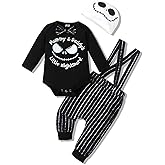 VINUOKER Infant Baby Boy Halloween Clothes Halloween Costumes Gentleman Outfits Set For Baby Toddler Boys