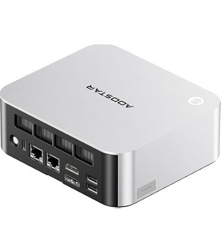 AOOSTAR R1 Intel N150 Mini PC 4C/4T,Support 44T(2 * 22T) 2-Bay