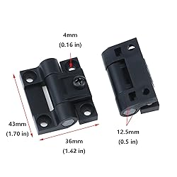 Antrader 2 Pack 43mmx36mm 4 Countersunk Holes