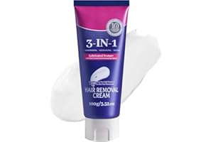 ROKELOS Hair Remover cream，Hair removal cream for Body Hair, Depilatory Painless Soothing and Nourishing, Containing Aloe Vera And Vitamin E, Suitable for Women and Men of All Skin Types,100g/3.52.0Z