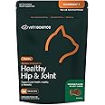 VetriScience Extra Strength Healthy Hip & Joint Chews, GlycoFlex Glucosamine and Green-Lipped Mussel Joint Support Supplement for Cats, Promote Mobility and Soothe Joint Discomfort, Chicken, 60 Count