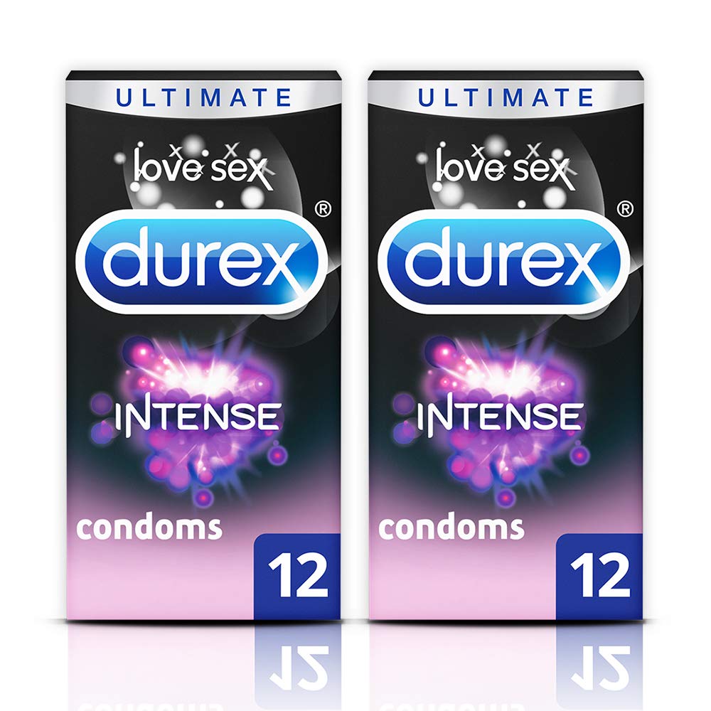 Durex Intense Condoms 12 Pack x 2 (24 Condoms)
