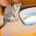 Cat Litter Mat, Extra Large Cat Box Mat - Cat Litter Track Mat Best Litter Mats for Cats & Kitty Litter Boxes Jumbo Size, No BPA