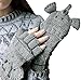 Cozy Design Women's Knitted Gloves with Roll Up Cuffs for Winter (Elephant Knitted)