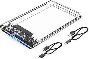 Orico Caja de disco duro USB 3.1 tipo C con UASP para HDD y ...