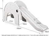 Hooga Playroom Elephant Kids Indoor Outdoor Slide Grey Toy HG19012P view 8