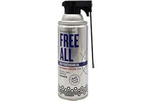 GASOILA Free All Rust Eater Deep Penetrating Oil,11oz Precision Straw, Loosens Rusted Bolts, Nuts, Pipe Connections & Locks, Industrial-Grade Rust Remover, Silicone-Free Formula, Safe on Paint & Plastics