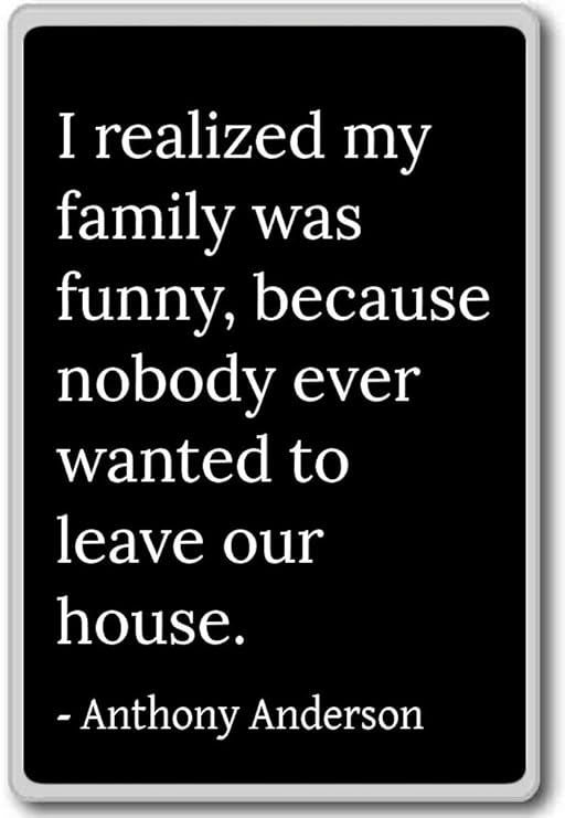 Imán para nevera con cita de Anthony Anderson con texto en inglés ...