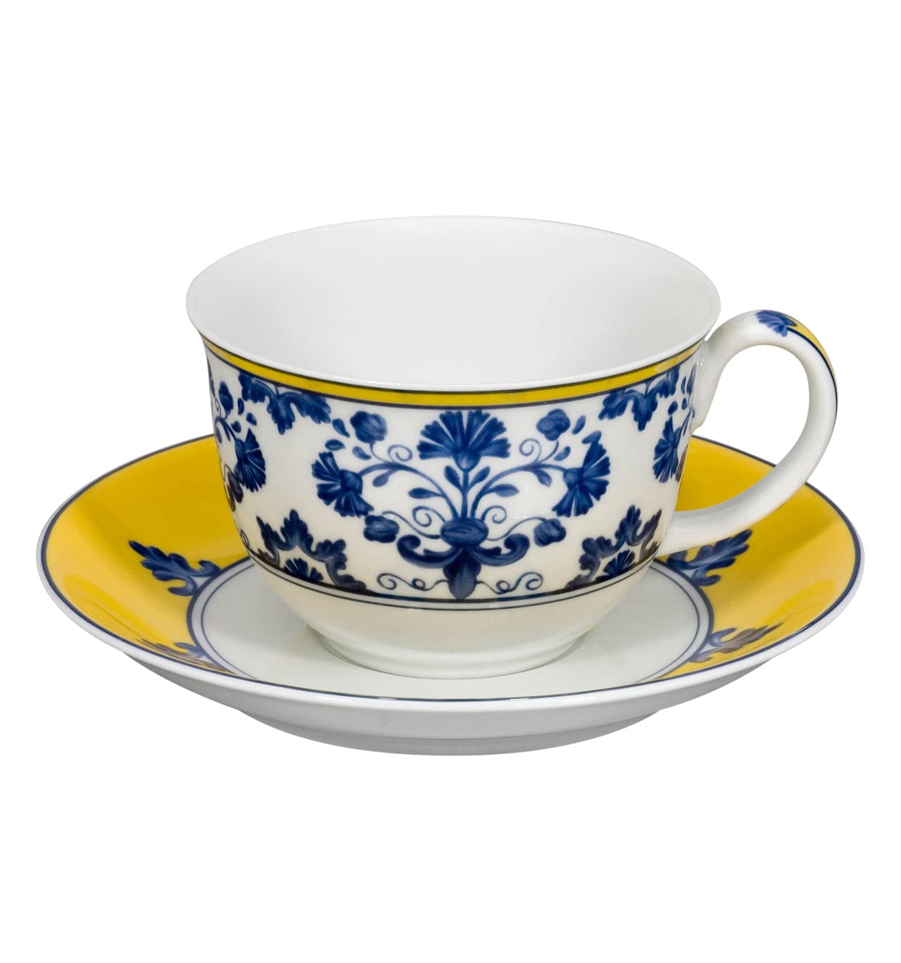 Photo 1 of Vista Alegre Castelo Branco Tea Cup & Saucer | Set Of 4
