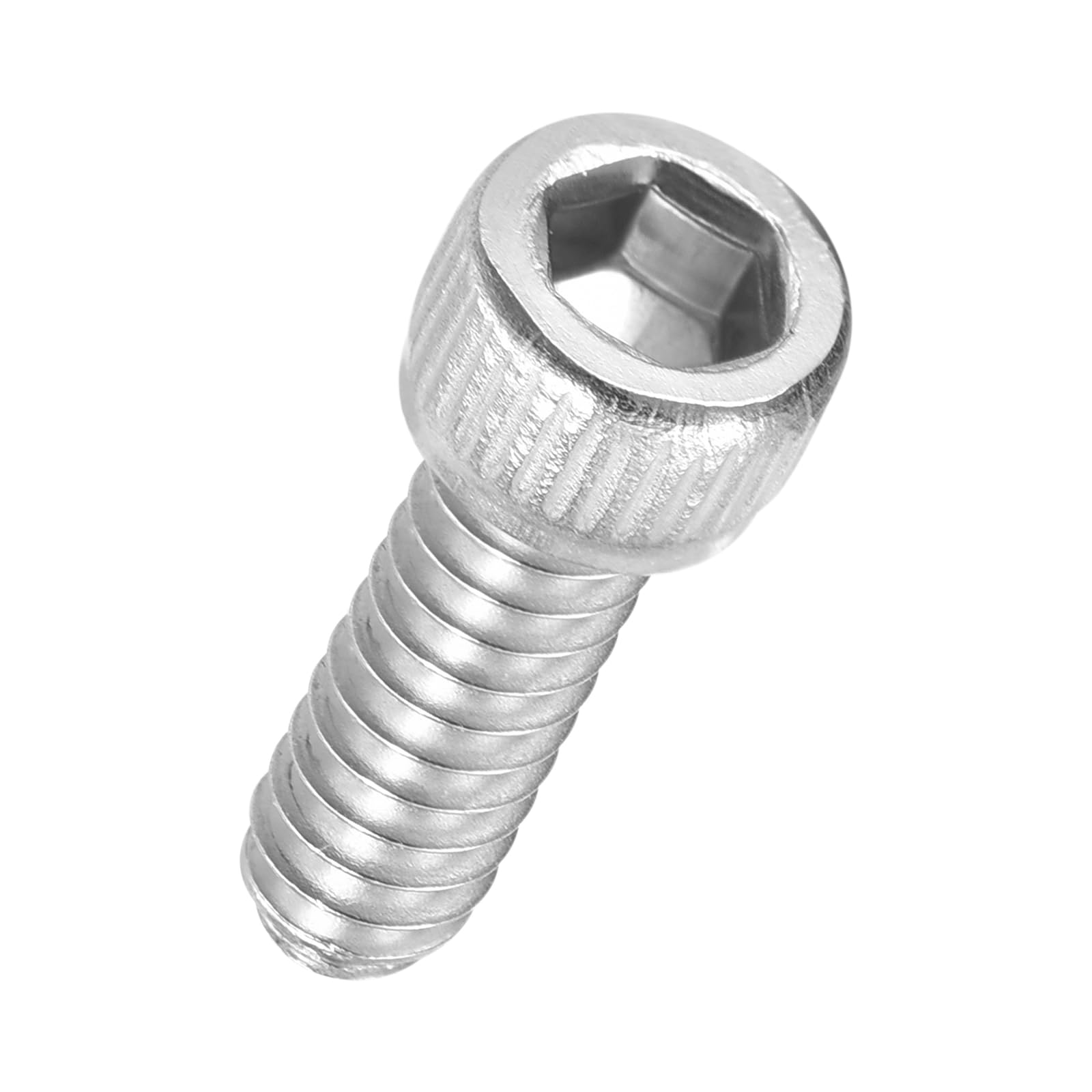 Kozelo 25pcs Socket Head Cap Screws - [#6-32 x 7/16"] UNC 304 Stainless Steel Allen Socket Drive for Electrical Motor 3D Printing Fan Engine Replacement Use, Silver — image 1