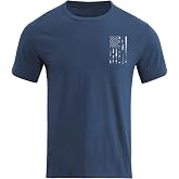 H HYFOL Men's Graphic T-Shirts USA Flag Cotton Short Sleeve American Patriotic Crewneck Casual Regular Tee Shirts