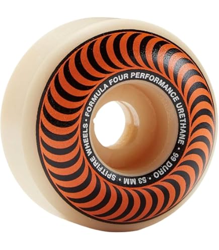 Amazon.com : Spitfire F4 Conical Wheels Set Green Print 53mm