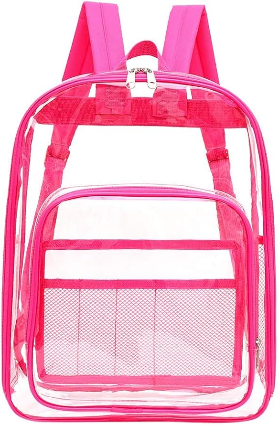 Amazon Co Jp ベーシック バックパックキャンバス リュックサック レディースリュックサック ミニマリスト 大容量 多機能 軽量 遠足 アウトドア ポーチ付き リュック Pink 服 ファッション小物