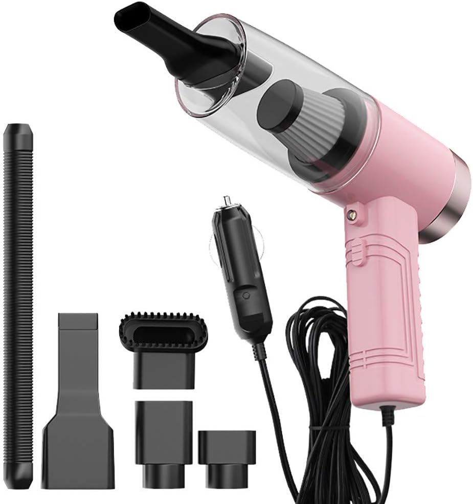 Portable Car Vacuum Cleaner High Power Corded Handheld Vacuum w/ 16 Foot Cable 12V
