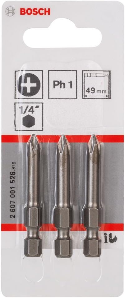 Bosch 2607001526 49 mm Extra Hard Screwdriver Bit, Blue, 49mm - Image 3