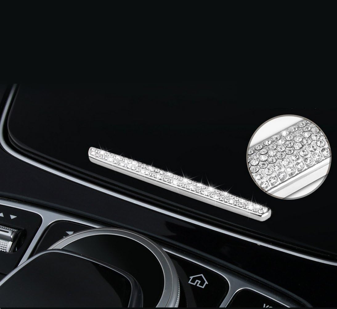 YIKA Benz Auto Center Console cup of the position Diamond Decoration For Mercedes-Benz New E Class E200L E300L C Class GLC