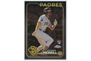 2024 Topps Chrome #207 Jackson Merrill RC Rookie San Diego Padres MLB Baseball Base Trading Card