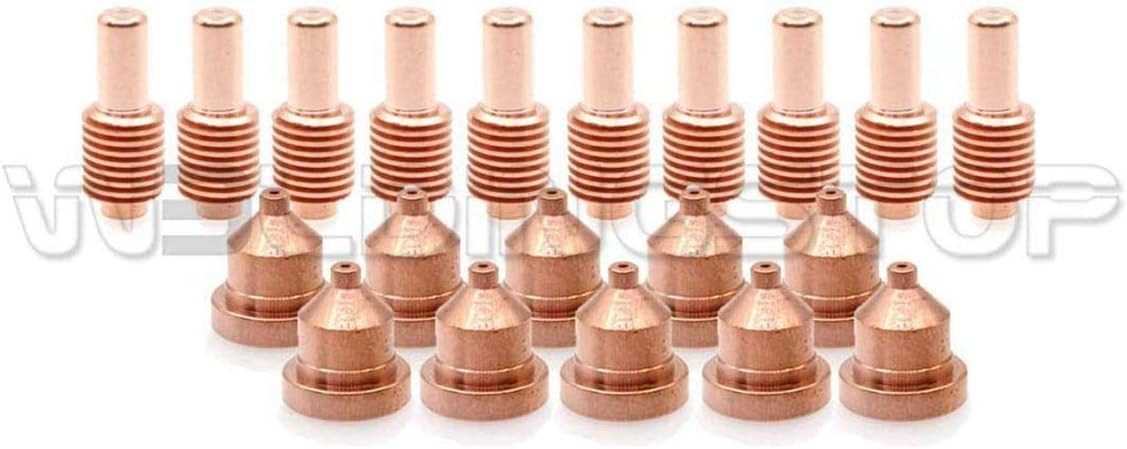 192047 Electrode 204325 Tip 40A for Miller Spectrum 625 Cutter ICE-40C Torch PK-20