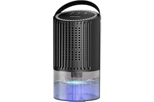 Dehumidifier, 34oz Small Dehumidifiers for Home, Ultra Quiet (25dB) 350 sq ft Mini Dehumidifier, Portable for Bathroom Bedroo