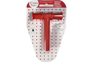 Chewy Tubes - Oral Motor Chewing Tool, Safe, Non-Toxic, Latex & Phthalate Free, Red