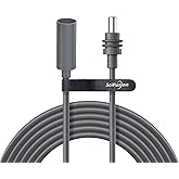 SCIFUSION Starlink Mini Extension Cable 16FT (5M), Waterproof DC5521 Male to Female Power Cord, 18AWG DC Extension Cable, Starlink Mini Power Cable for Outdoor, RV, Roof, Accessories