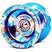 Sidekick Yoyo Pro Blue Silver Gold Splashes Professional Aluminum UNresponsive YoYo