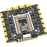 SEQURE 130A 4IN1 ESC 4-8S Electric Speed Controller for FPV Drones | 30.5*30.5mm, 16V 2A BEC, AM32, Support All Dshot, PWM, Oneshot, Multishot, Built-in Ammeter, Dual pad for Power Supply